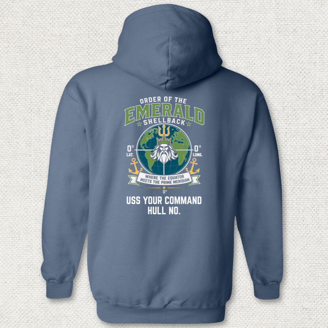 Emerald Shellback - Add Your Command Hoodie