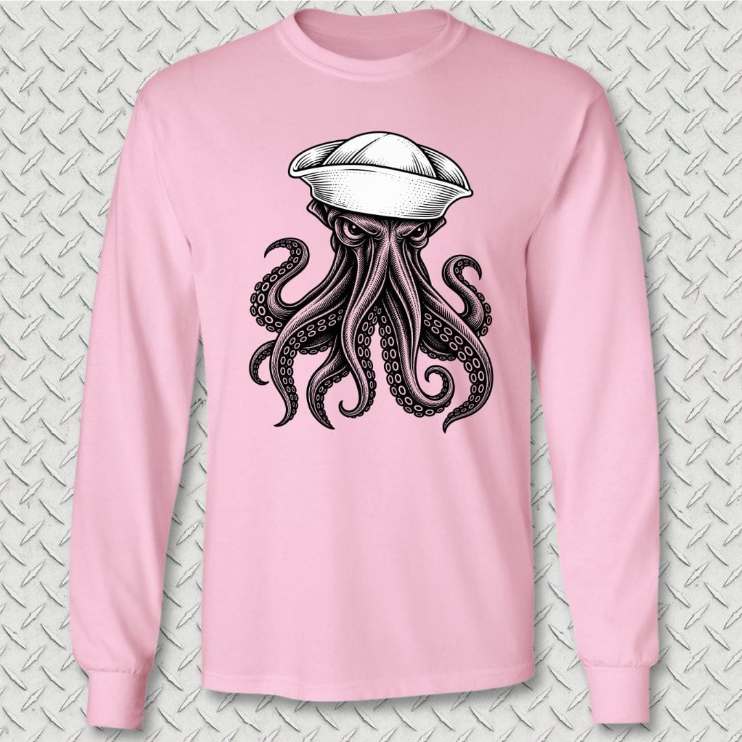 Salty Squid Long Sleeve Tee