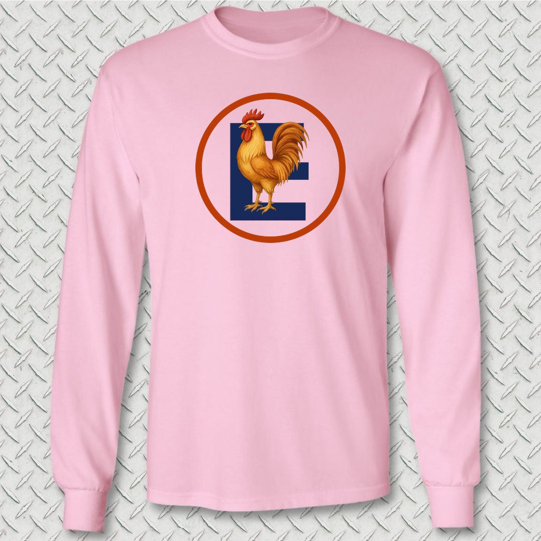 Boot Camp Big Chicken Long Sleeve Tee - Pink