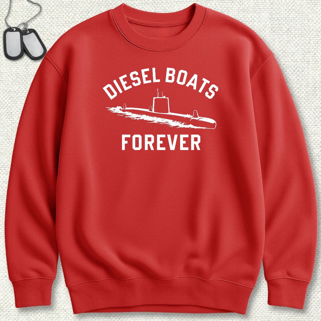 Diesel Boats FOREVER Sweatshirt - Red