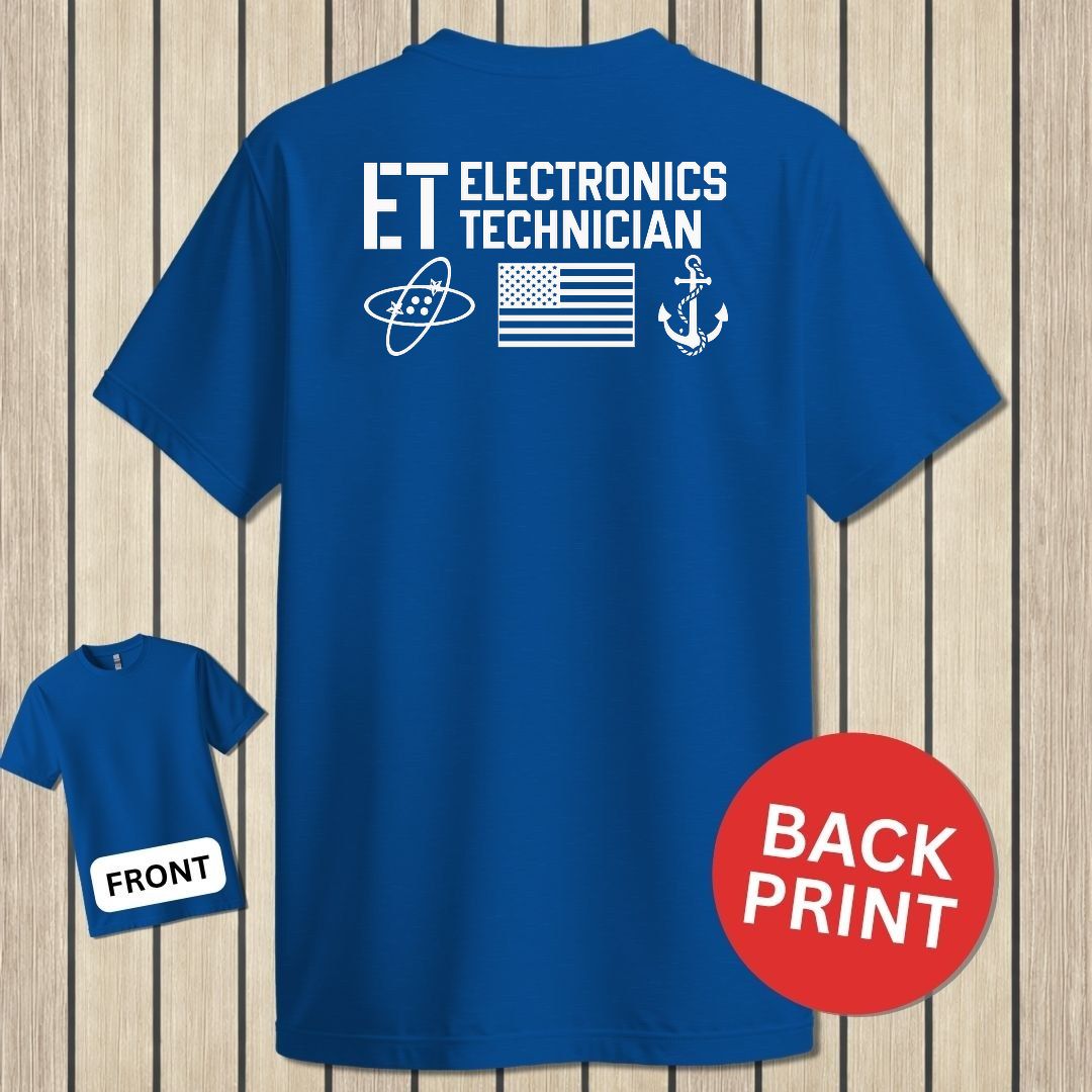 ET - Flag & Anchor - Royal Blue