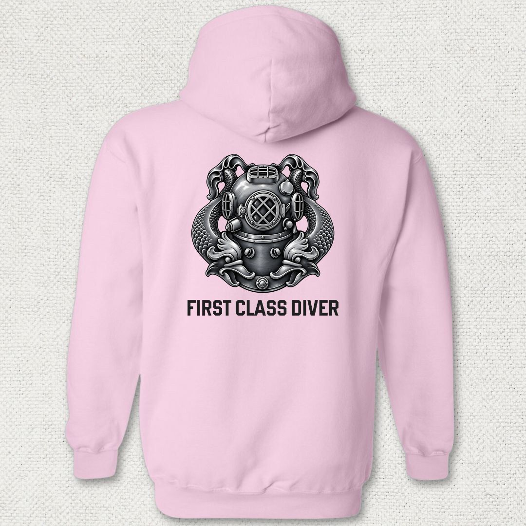 First Class Diver Hoodie - Pink