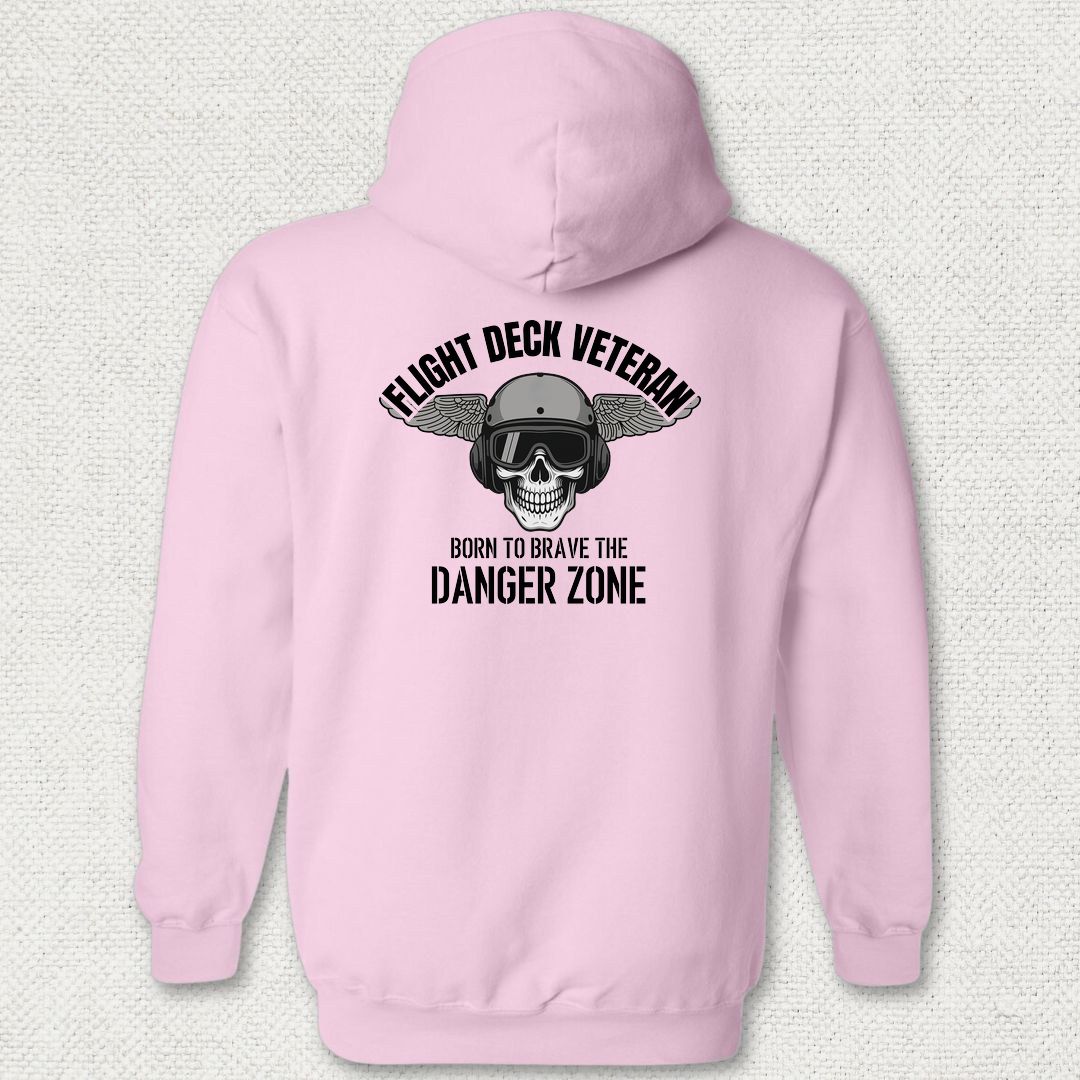 Flight Deck Veteran - Danger Zone Hoodie - Pink
