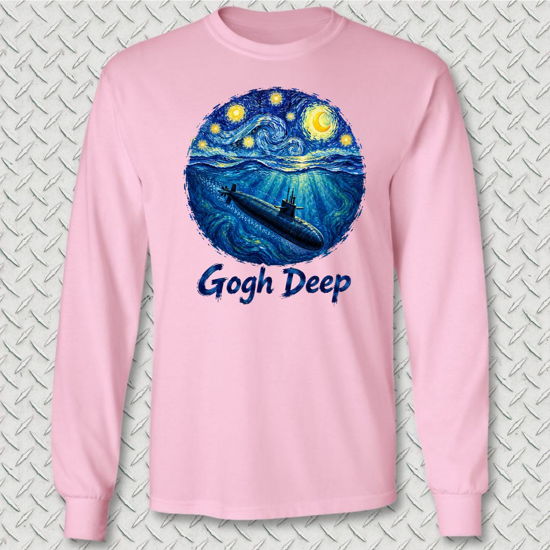 Gogh Deep Long Sleeve Tee - Pink