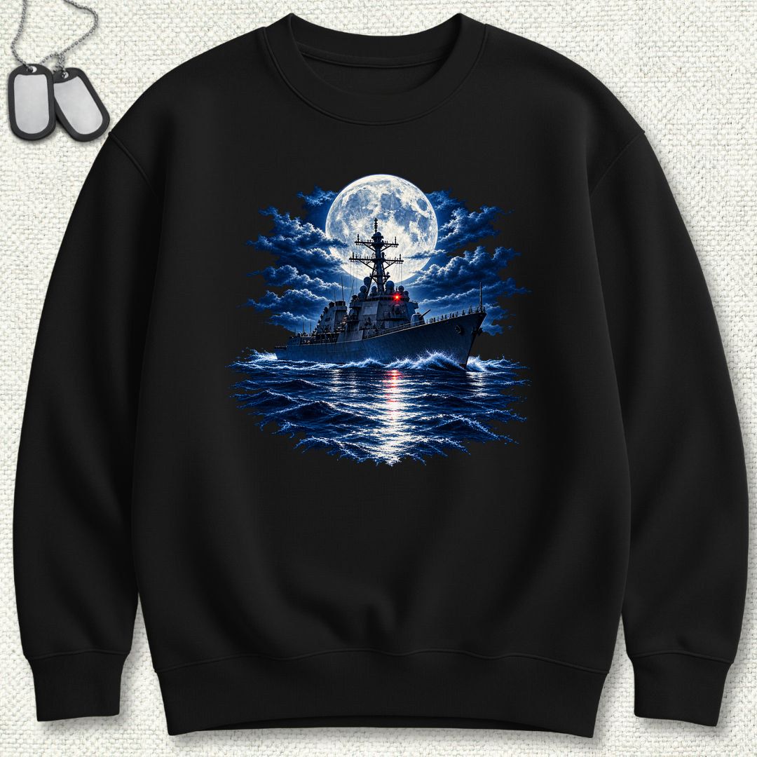 Moonlit Cruise Sweatshirt - Black