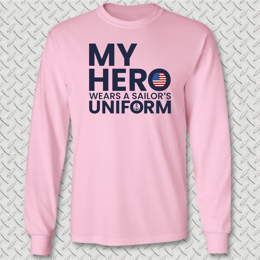 My Hero Long Sleeve Tee - Pink