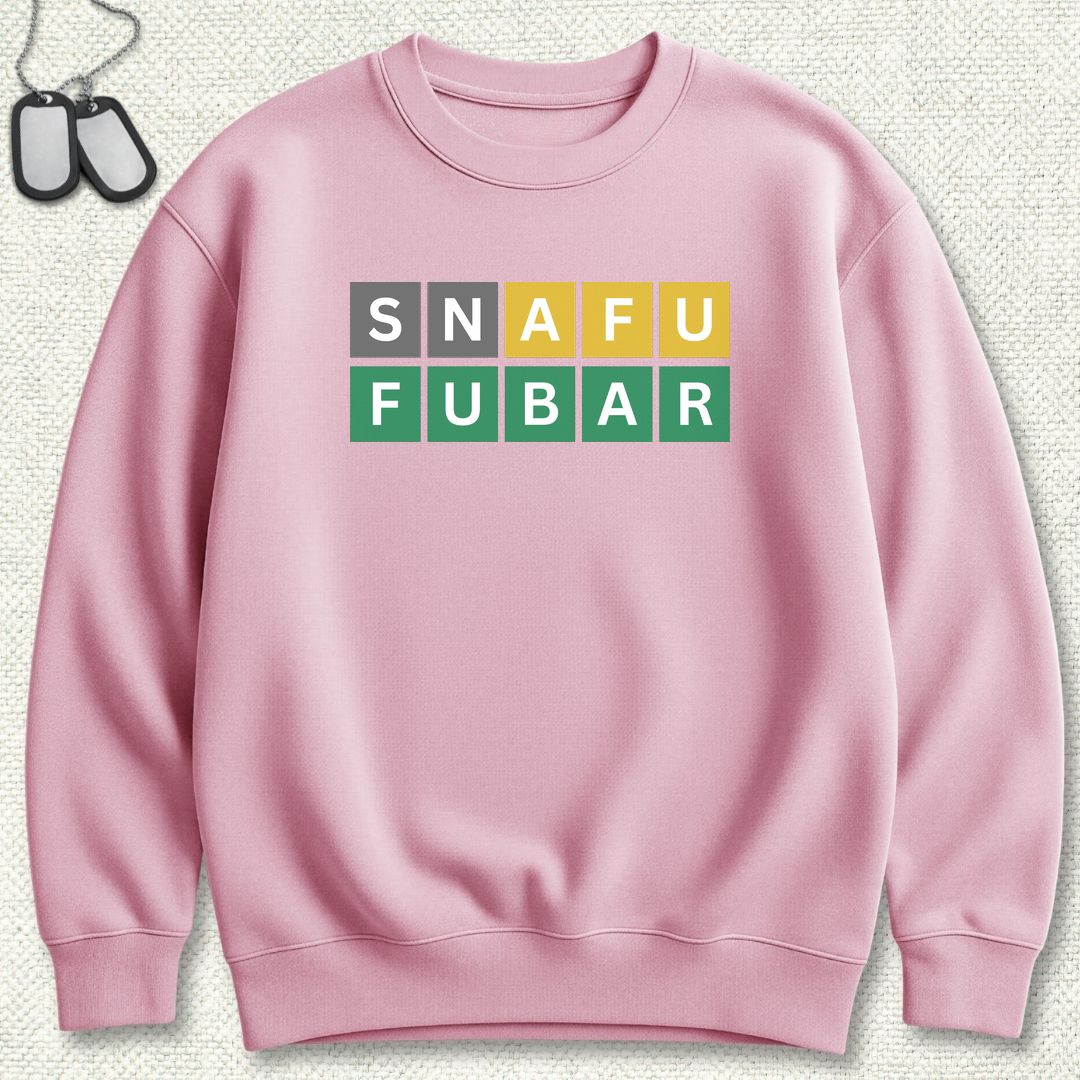 Naval Word Game Sweatshirt - Pink