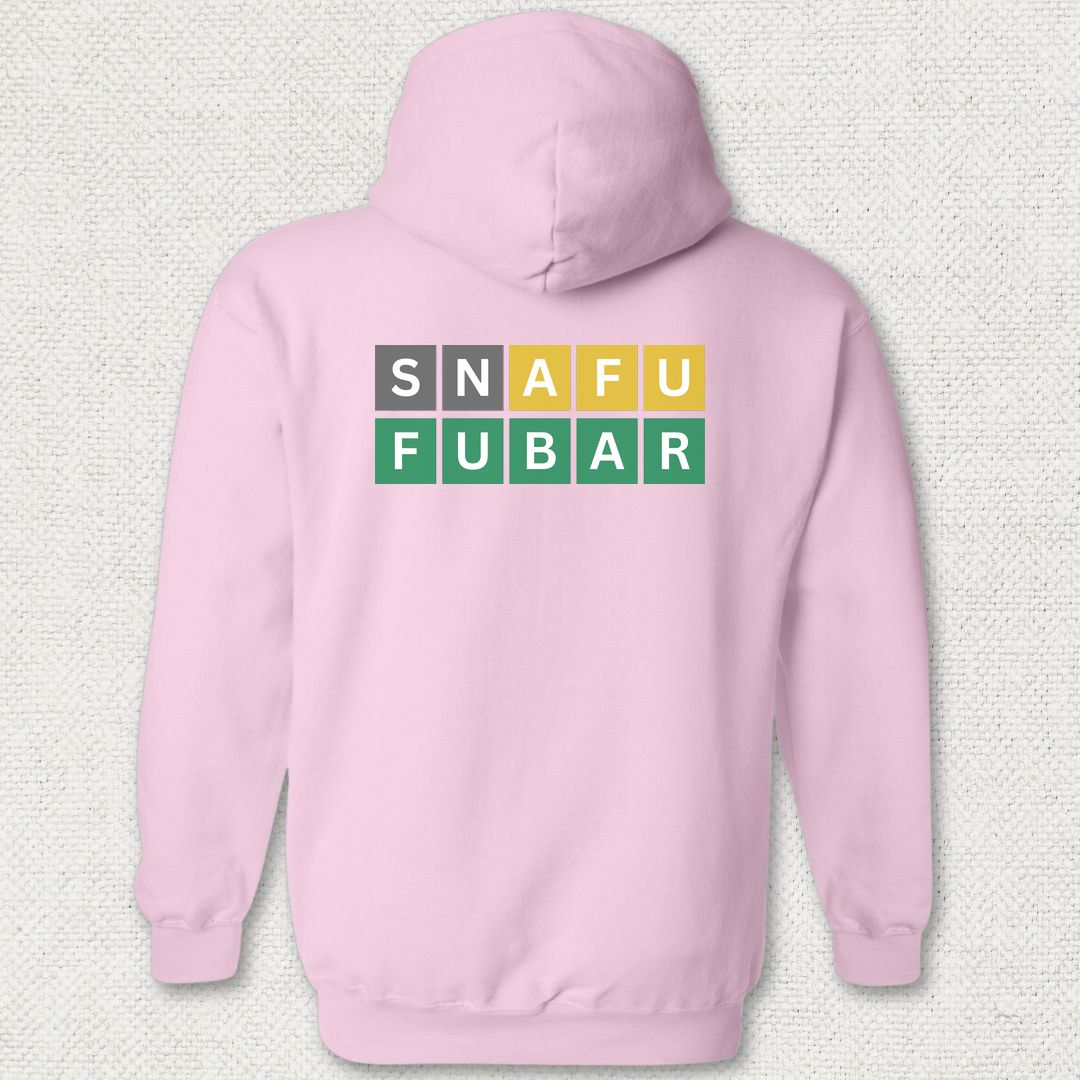 Naval Word Game Hoodie - Pink