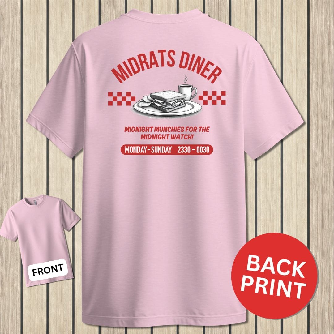 NavyHumor Classic Cotton T-shirt Pink / S Midrats Diner