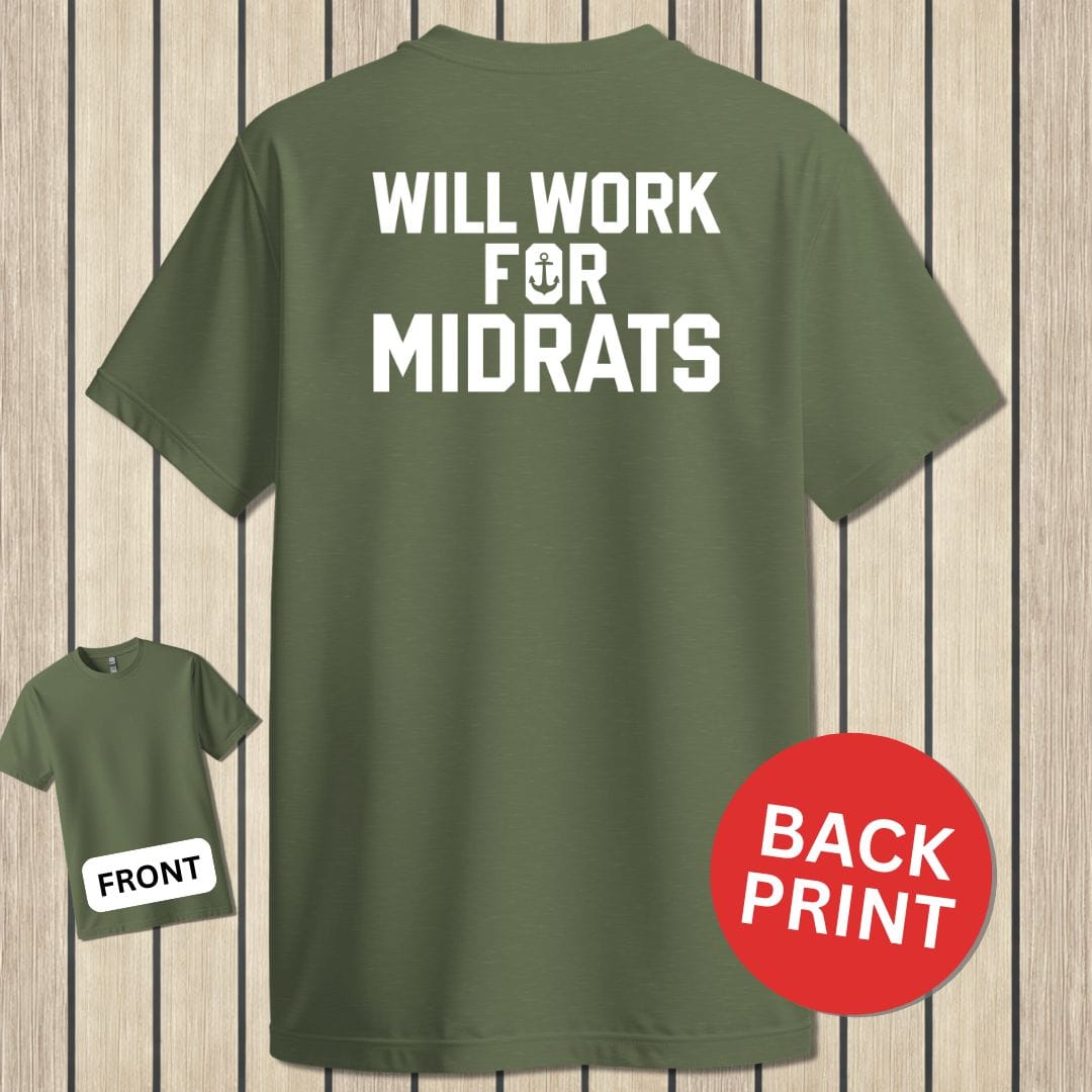 NavyHumor Classic Tee Military Green / S Work For Midrats