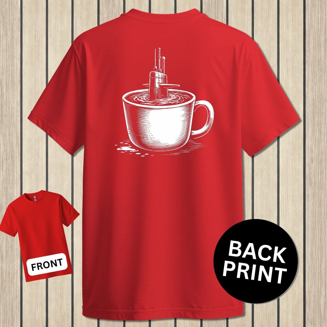 NavyHumor Classic Tee Red / S Sub In A Cup