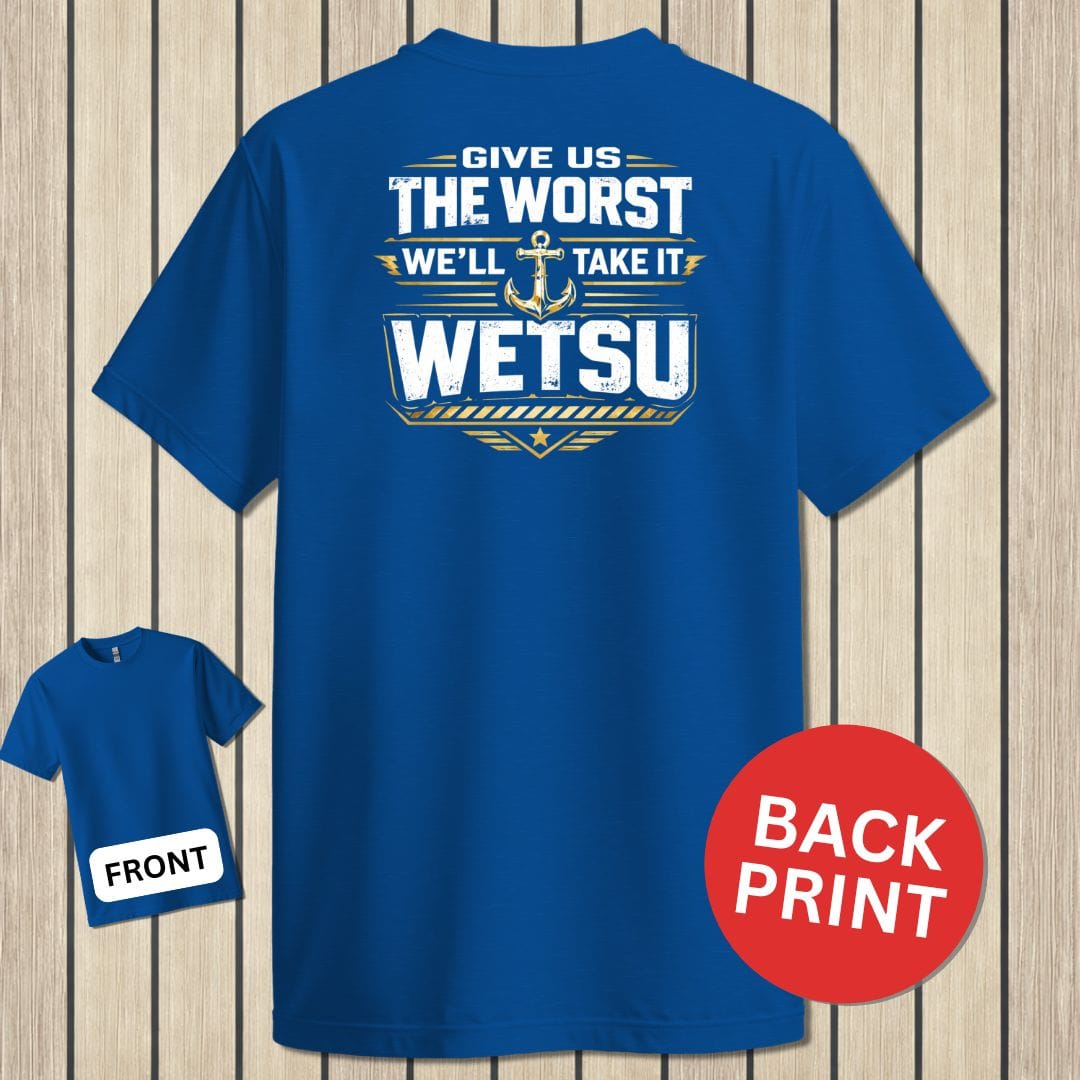 NavyHumor Classic Tee Royal Blue / S WETSU - We Eat This Sh*t Up