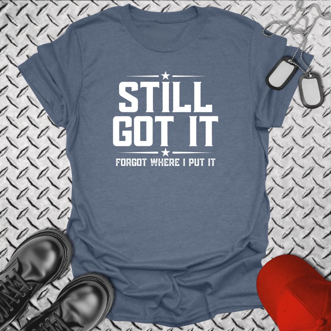 NavyHumor Everyday Tee Heather Indigo / S Still Got It