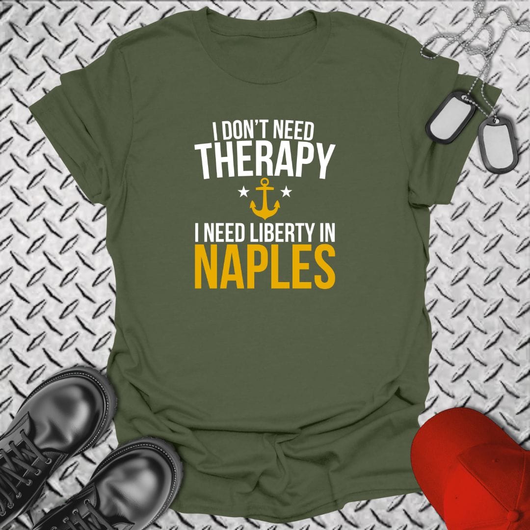 NavyHumor Everyday Tee Military Green / S Liberty In Naples