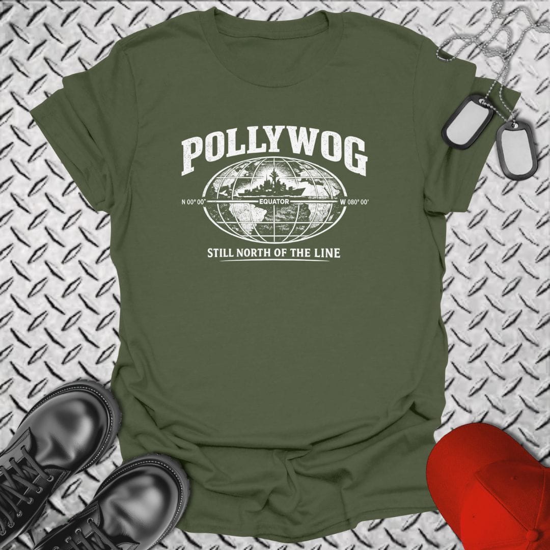NavyHumor Everyday Tee Military Green / S Pollywog