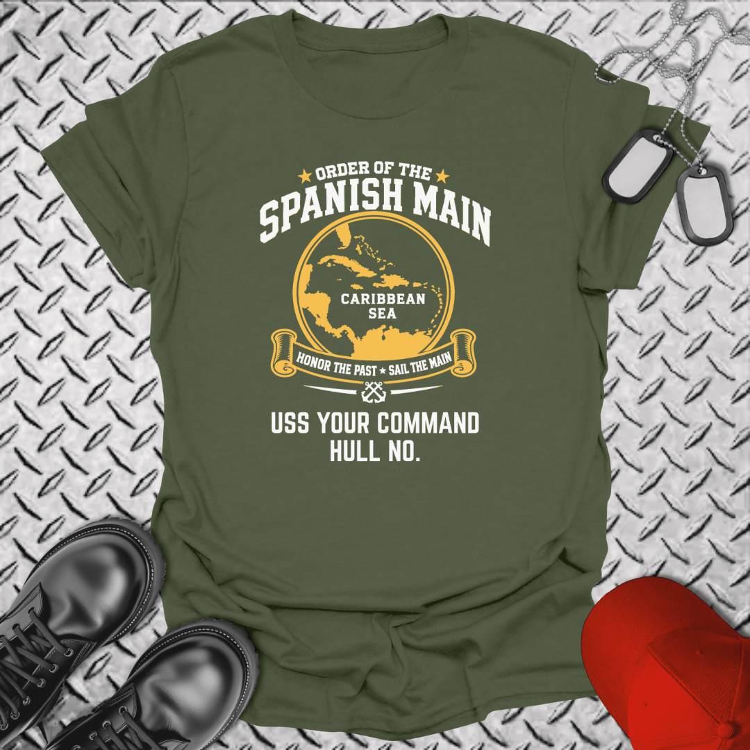 NavyHumor Everyday Tee Military Green / S "Your Command" Order of the Spanish Main