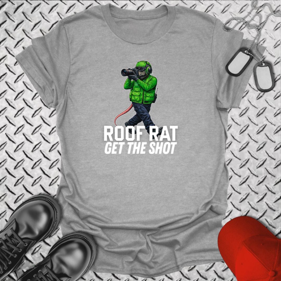 NavyHumor Everyday Tee Sport Grey / S Green Roof Rat - Media