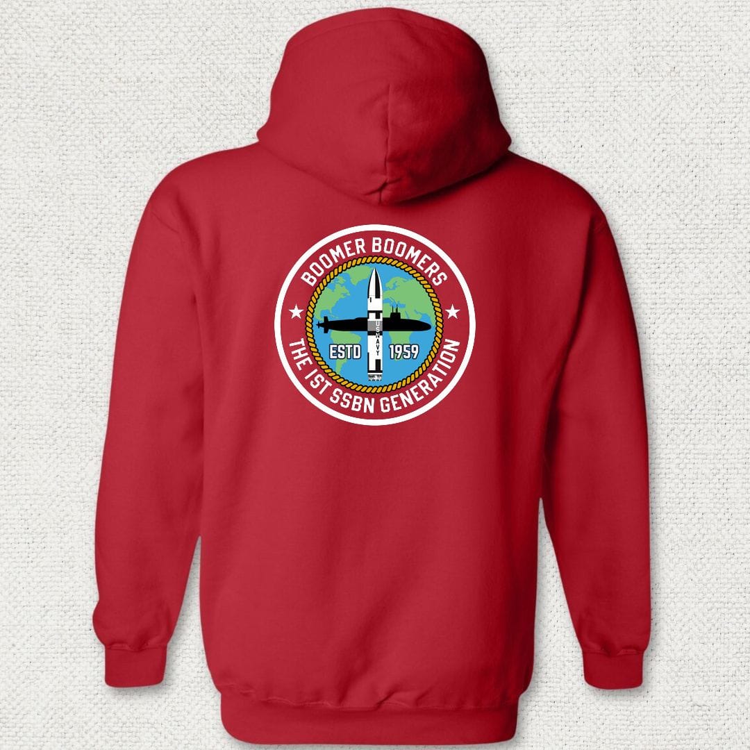 NavyHumor Hoodie Red / S Boomer Boomers Hoodie
