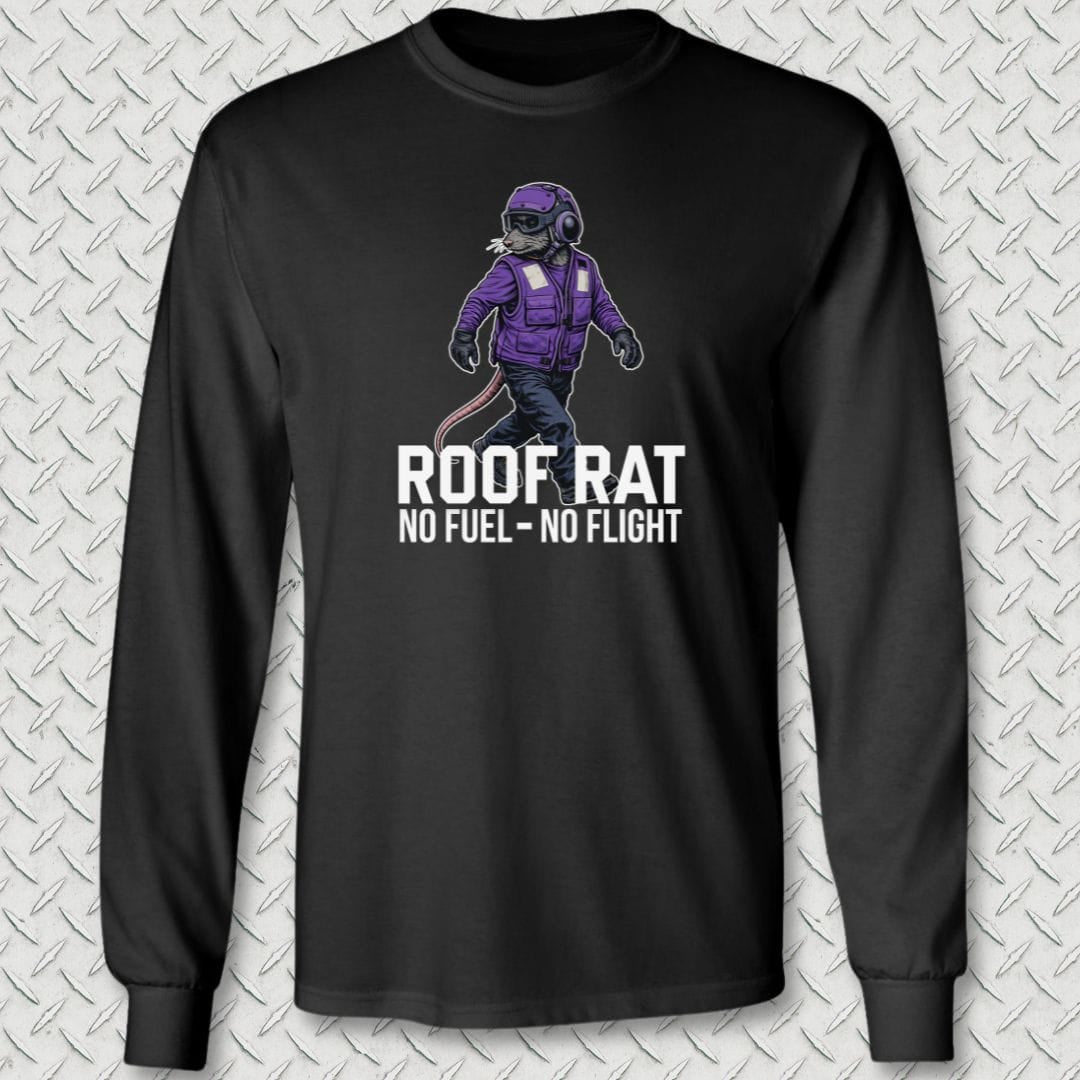 NavyHumor Long-sleeve Black / S Purple Roof Rat Long Sleeve Tee