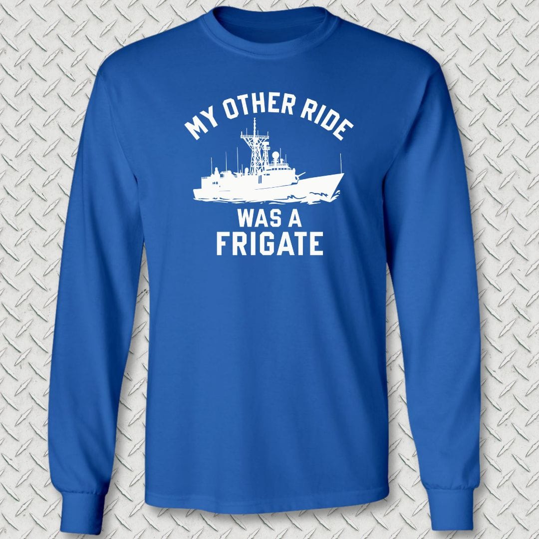 NavyHumor Long-sleeve Royal Blue / S My Other Ride Was A Frigate Long Sleeve Tee