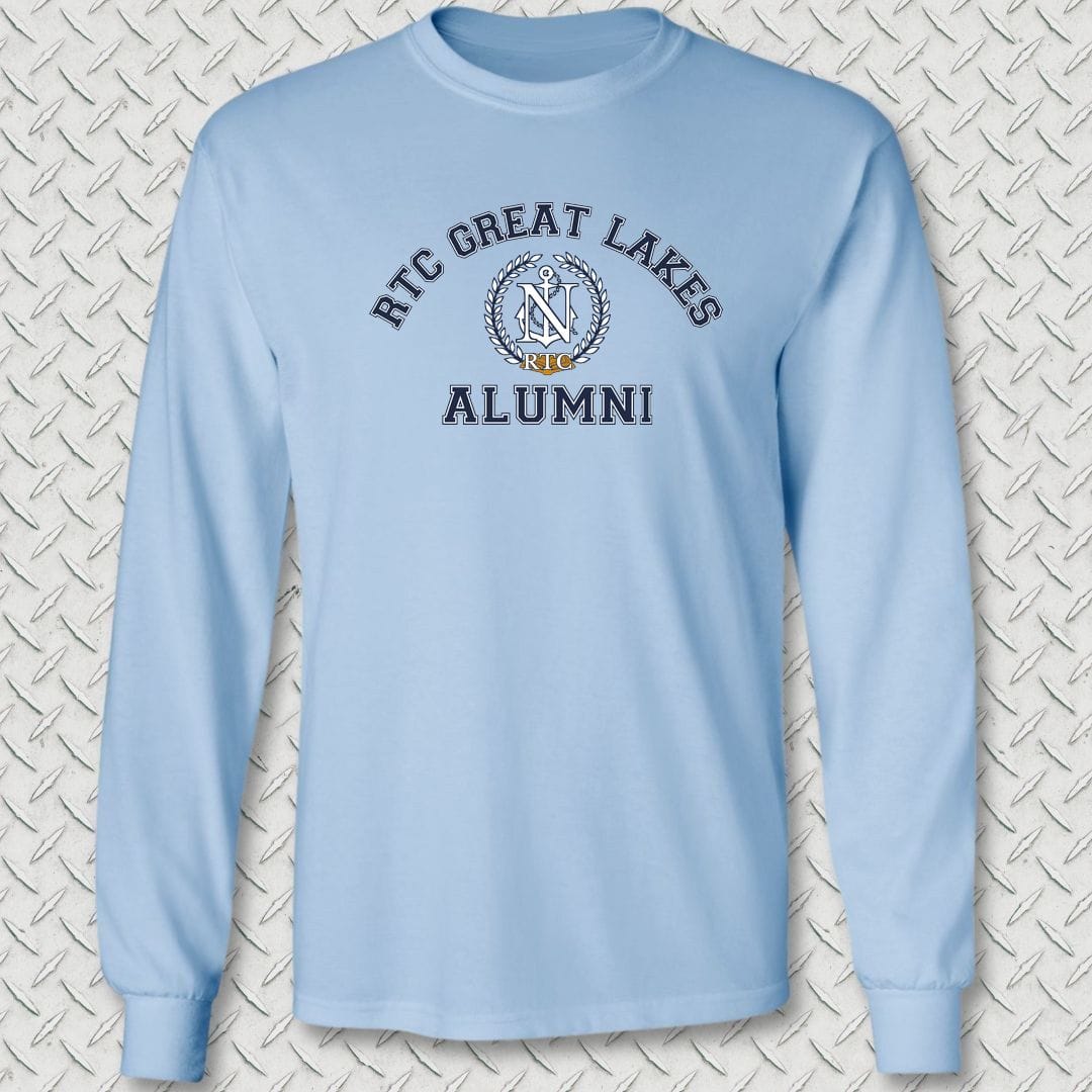 NavyHumor Long-sleeve S / Light Blue RTC Great Lakes Alumni Long Sleeve Tee