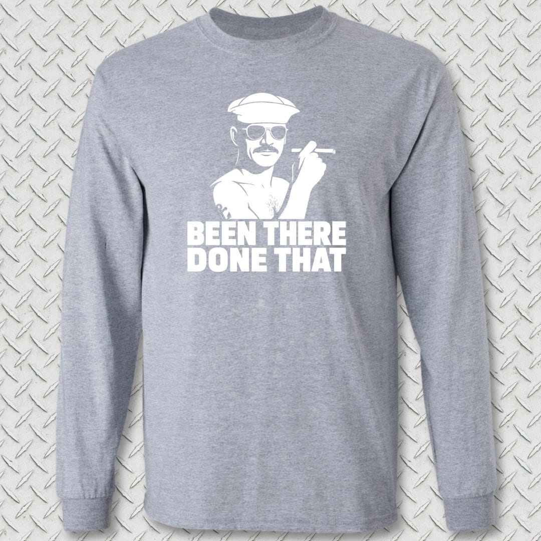 NavyHumor Long-sleeve Sport Grey / S Been There, Done That Long Sleeve Tee