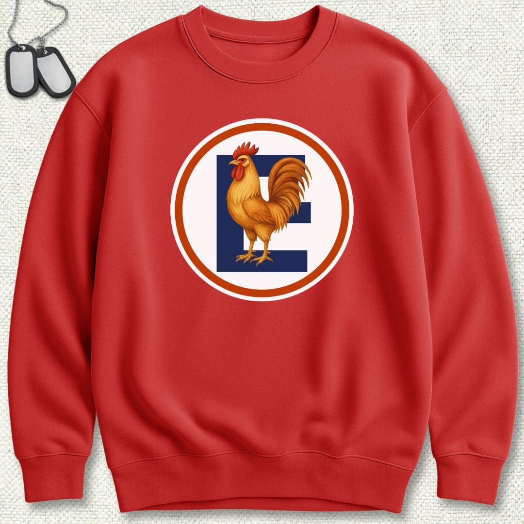 NavyHumor Sweatshirt Red / S Boot Camp Big Chicken Sweatshirt
