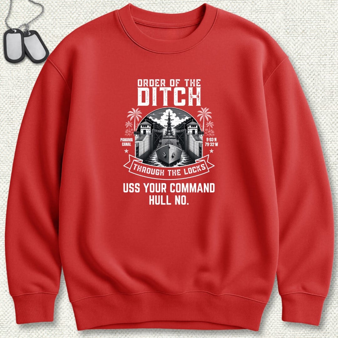 NavyHumor Sweatshirt Red / S Order of the Ditch - Add Your Command Sweatshirt