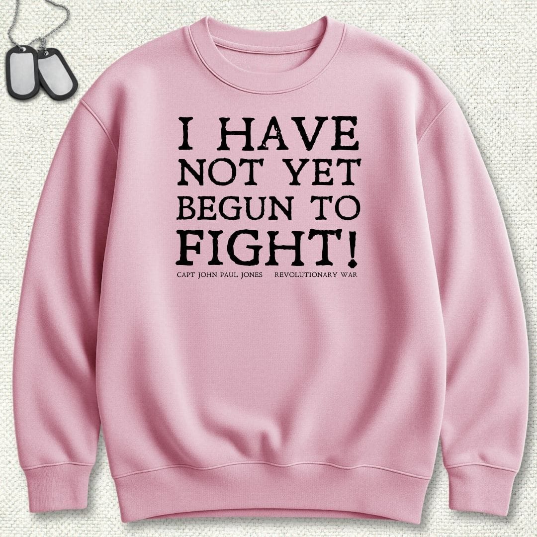 NavyHumor Sweatshirt S / Pink Begun to Fight Sweatshirt