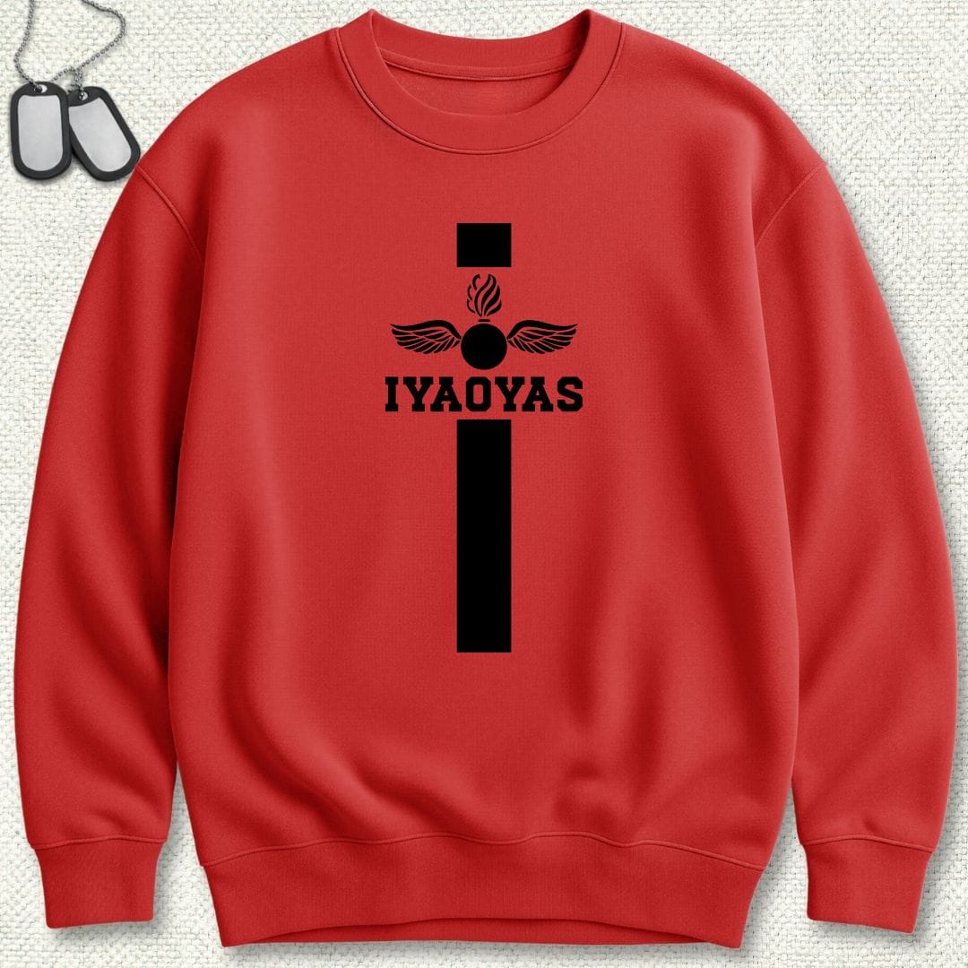 NavyHumor Sweatshirt S / Red AO - IYAOYAS Sweatshirt