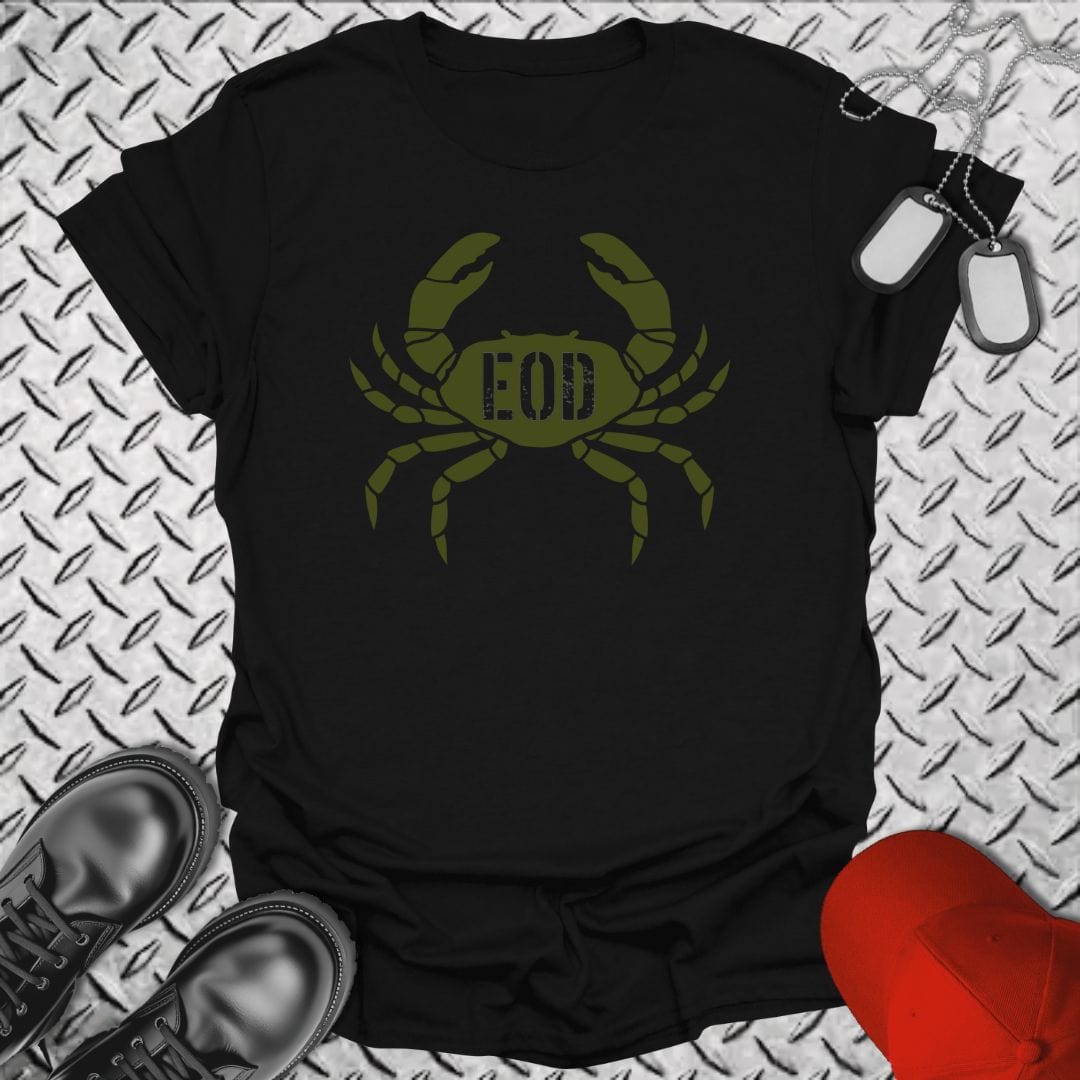 NavyHumor T-Shirt Black / S EOD Crab T-shirt
