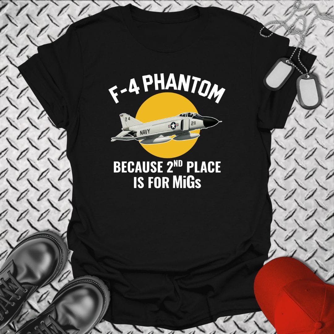 NavyHumor T-Shirt Black / S F-4 Phantom T-shirt
