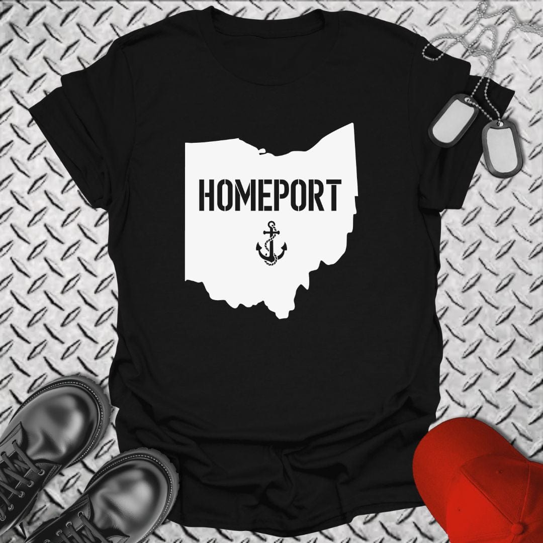 NavyHumor T-Shirt Black / S Homeport Ohio T-shirt