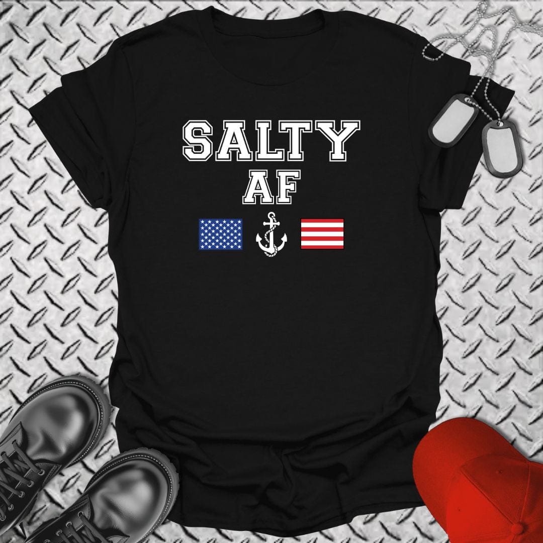 NavyHumor T-Shirt Black / S Salty As F... T-shirt