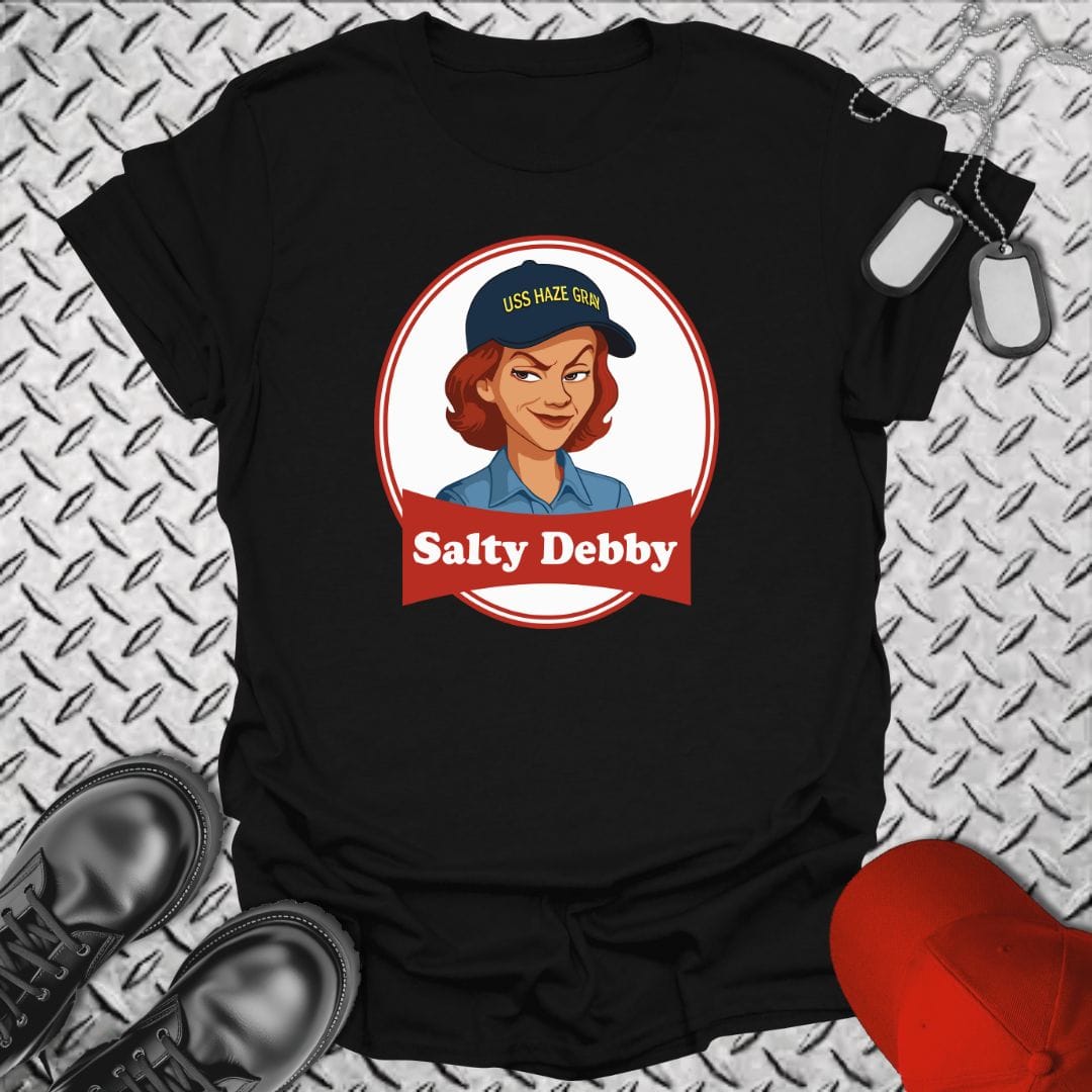 NavyHumor T-Shirt Black / S Salty Debby T-shirt
