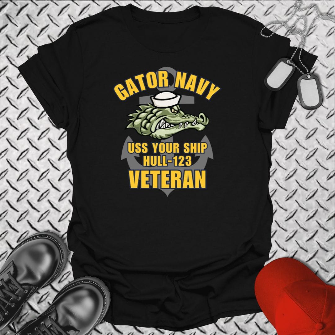 NavyHumor T-Shirt Black / S "Your Command" Gator Navy T-shirt