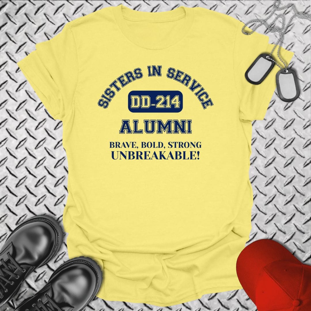 NavyHumor T-Shirt Cornsilk / S Sisters In Service T-shirt