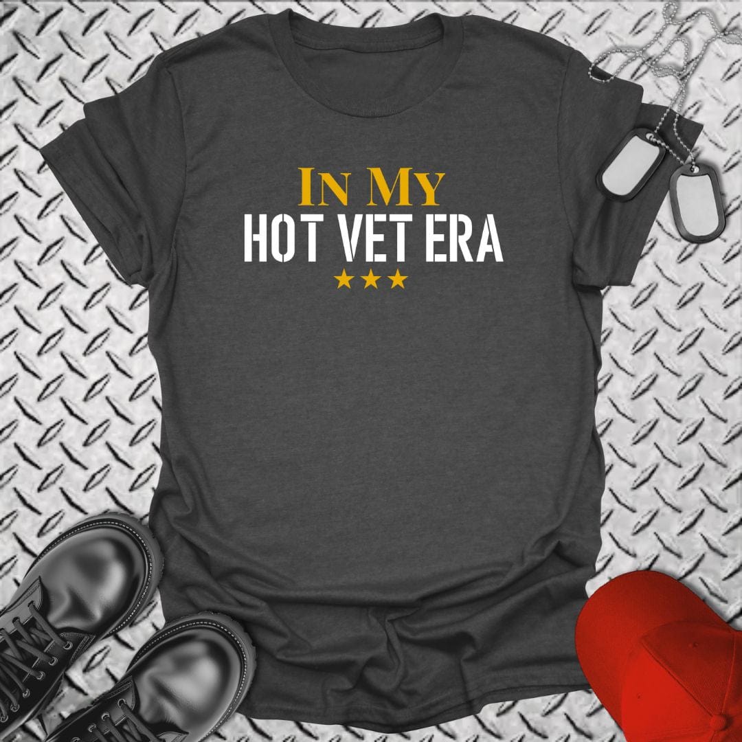 NavyHumor T-Shirt Dark Heather / S Hot Vet Era T-shirt