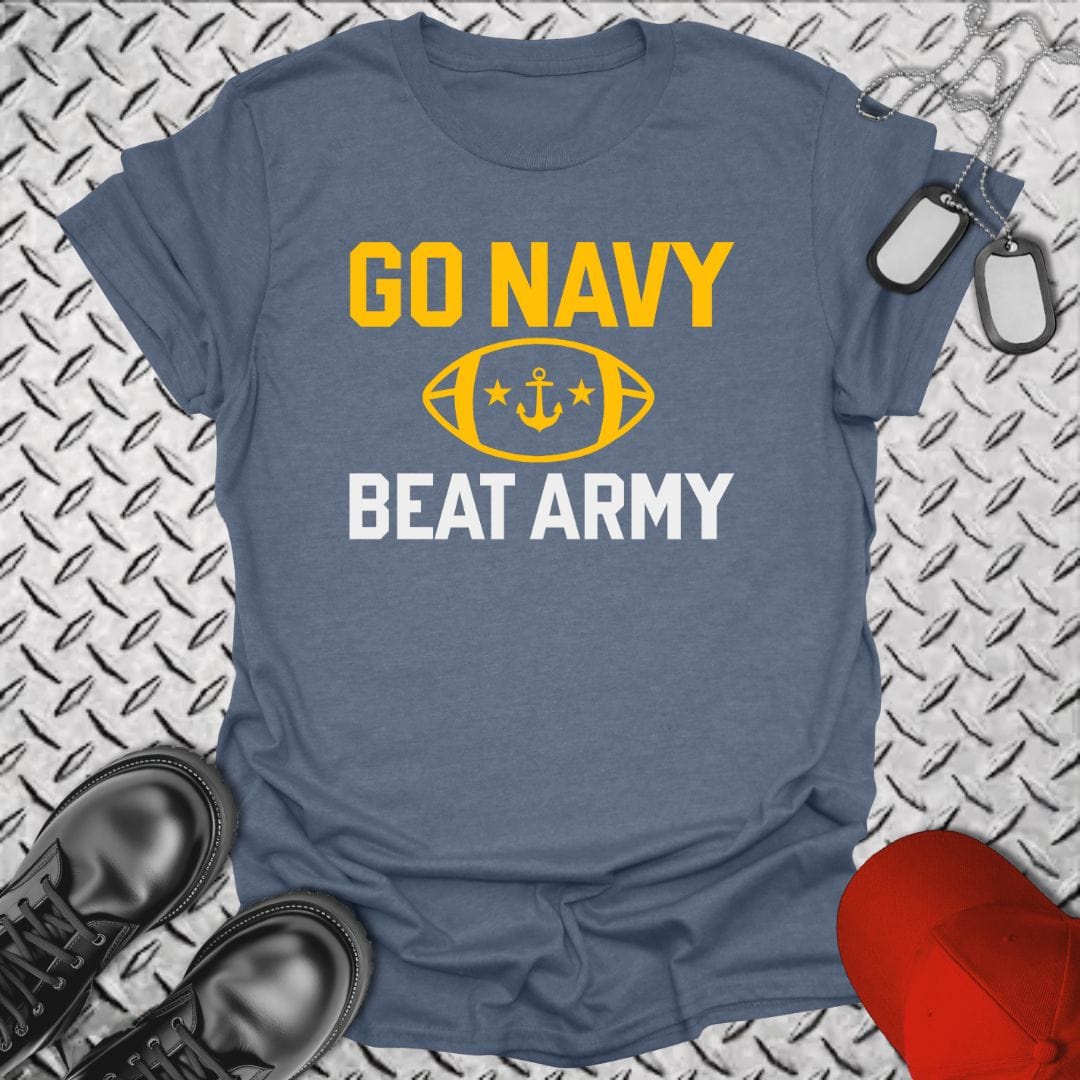 NavyHumor T-Shirt Heather Indigo / S Go Navy - Block T-shirt