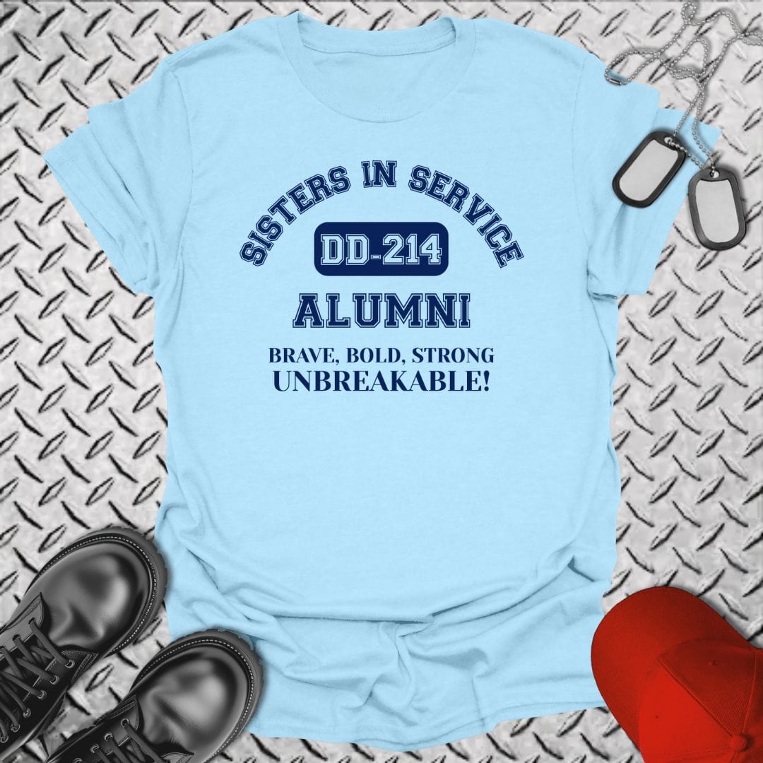 NavyHumor T-Shirt Light Blue / S Sisters In Service T-shirt