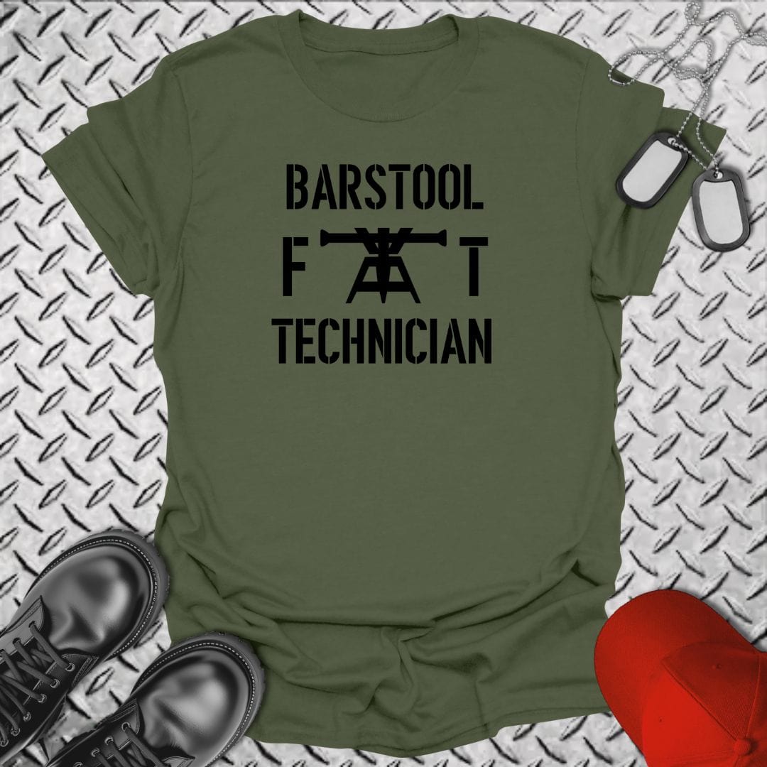 NavyHumor T-Shirt Military Green / S FT - Barstool Technician Insignia T-shirt