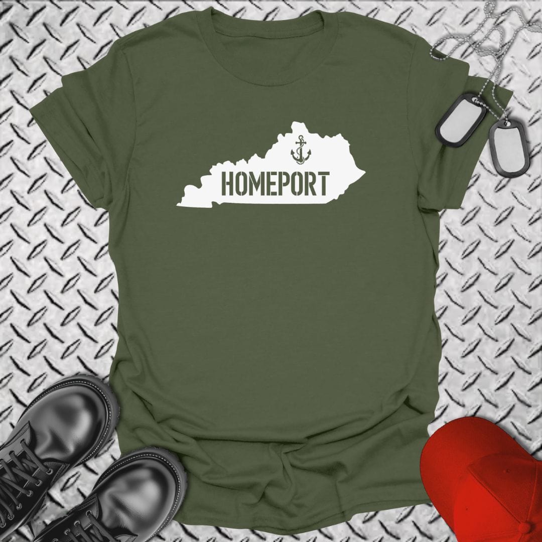 NavyHumor T-Shirt Military Green / S Homeport Kentucky T-shirt