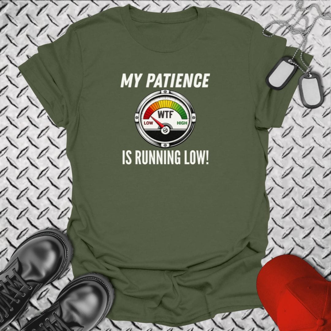 NavyHumor T-Shirt Military Green / S Low Patience