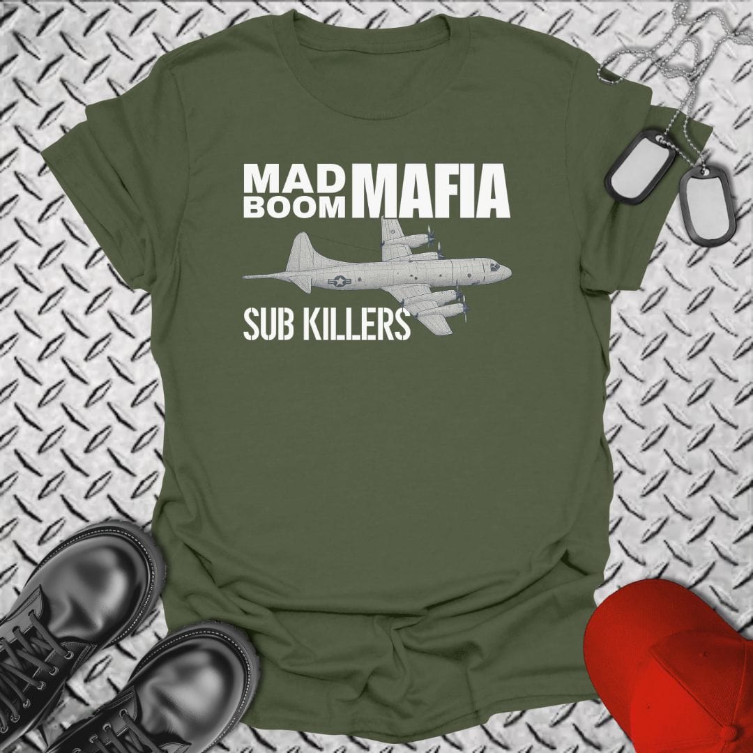 NavyHumor T-Shirt Military Green / S MAD Boom Mafia P-3 Orion T-shirt