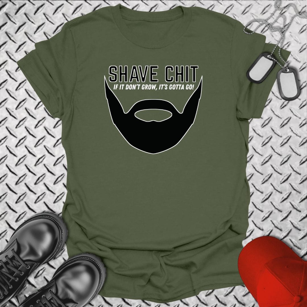 NavyHumor T-Shirt Military Green / S Shave Chit T-shirt