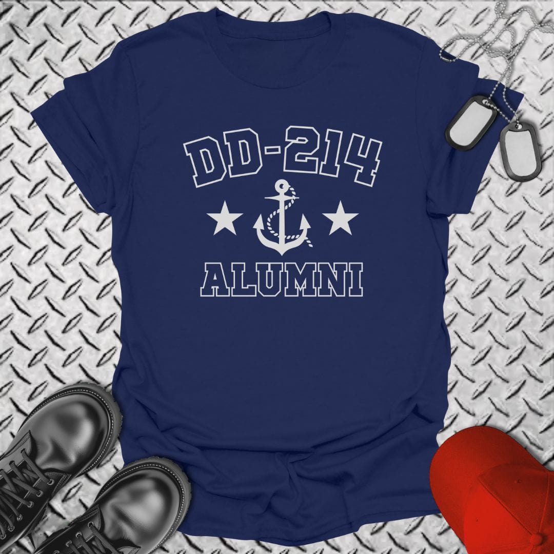 NavyHumor T-Shirt Navy / S DD-214 Alumni T-shirt
