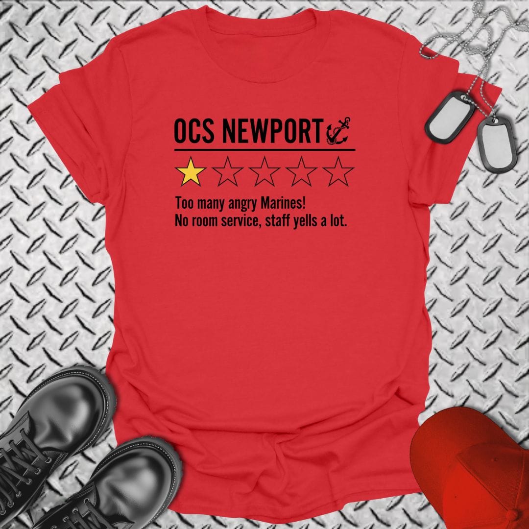 NavyHumor T-Shirt Red / S OCS Newport Review T-shirt