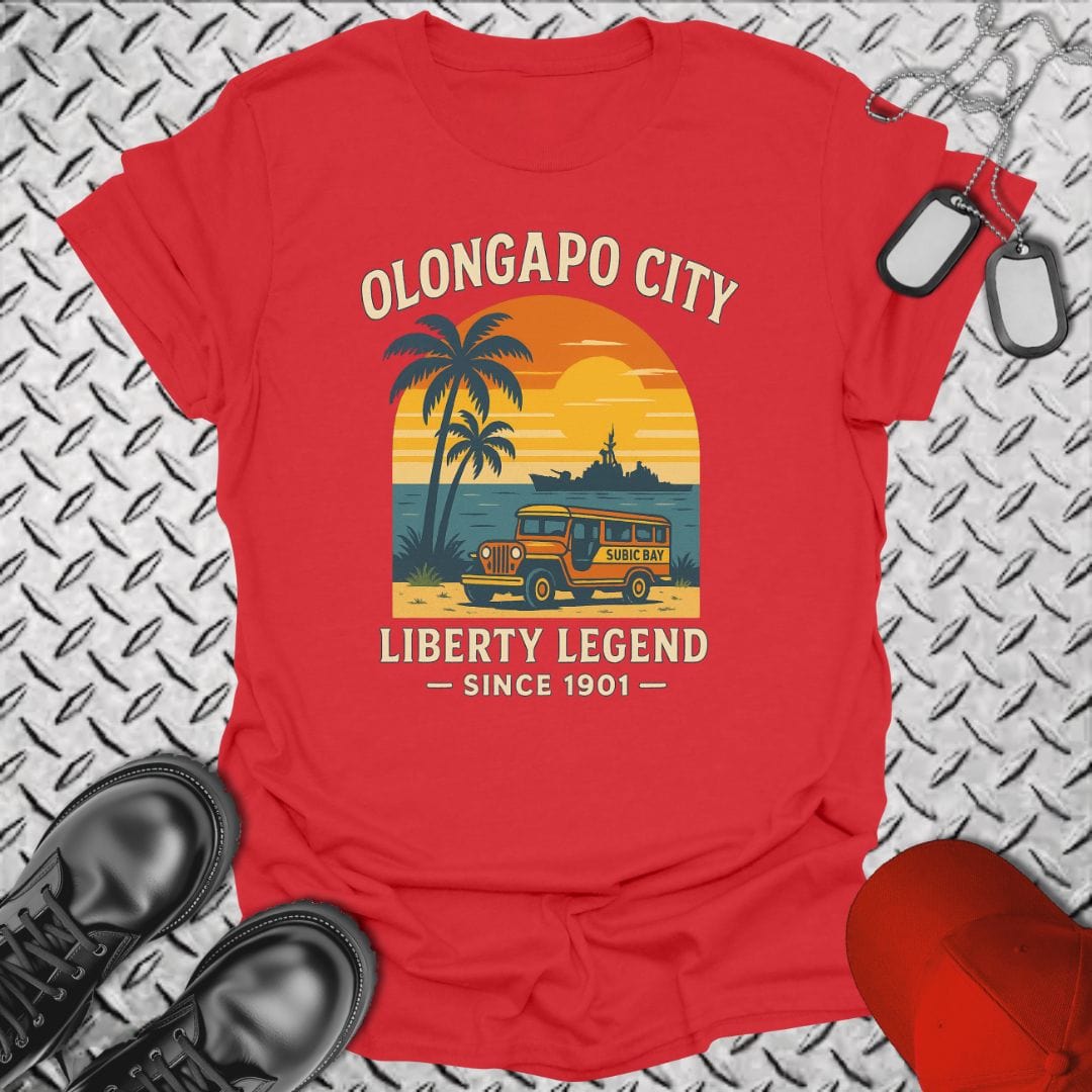 NavyHumor T-Shirt Red / S Olongapo City - Liberty Legend T-shirt