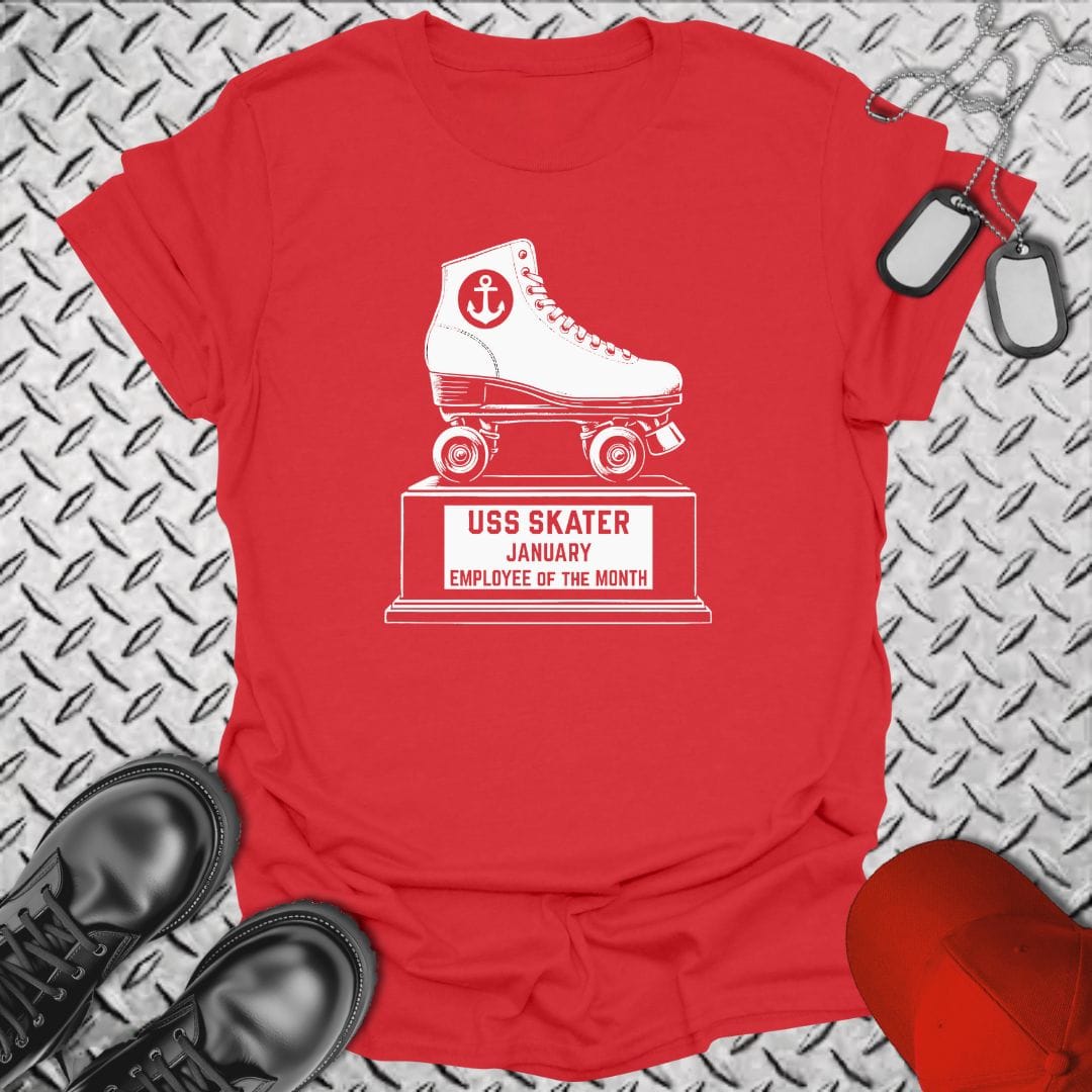 NavyHumor T-Shirt Red / S Skater Trophy