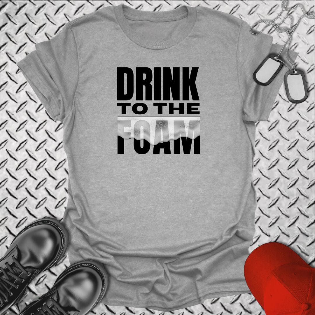 NavyHumor T-Shirt Sport Grey / S Drink to the Foam T-shirt